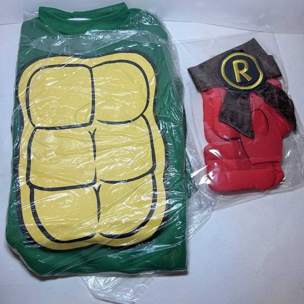 Spirit Halloween Toddler 3T-4T Teenage Mutant Ninja Turtle Costume Raphael New - Picture 5 of 5